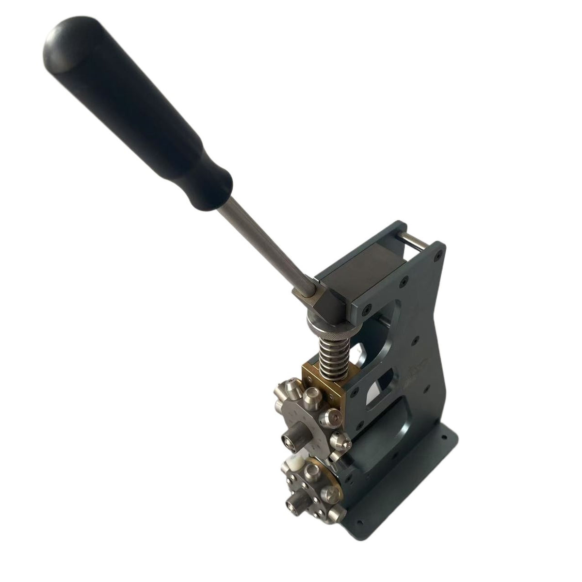 Manual Multi-Mold Quadrangle Buckle Rivet Punch Press for Prosthetic Orthotic