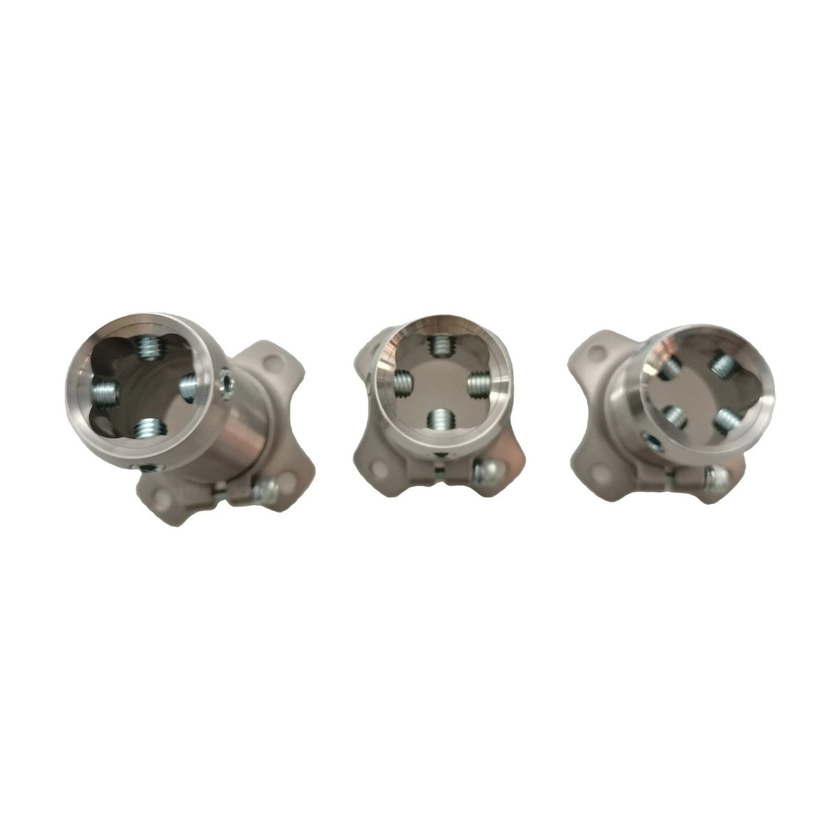 Prosthetic Elongated Rotatable Four Jaw Plate Prosthetic Connector