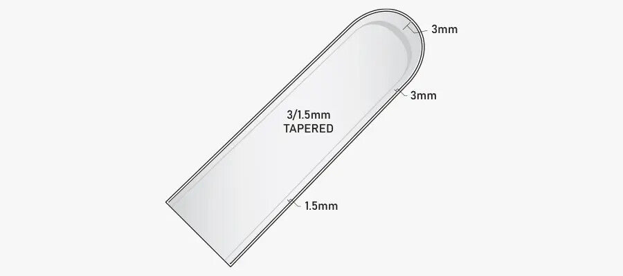 Prosthetic Gel Sock ALPS ENCP Skin Protection & Volume Adjustment ENCP 3/1.5 MM