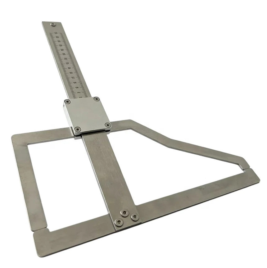 Aluminum Heel Height Measuring Ruler Orthotic Alignment Tool