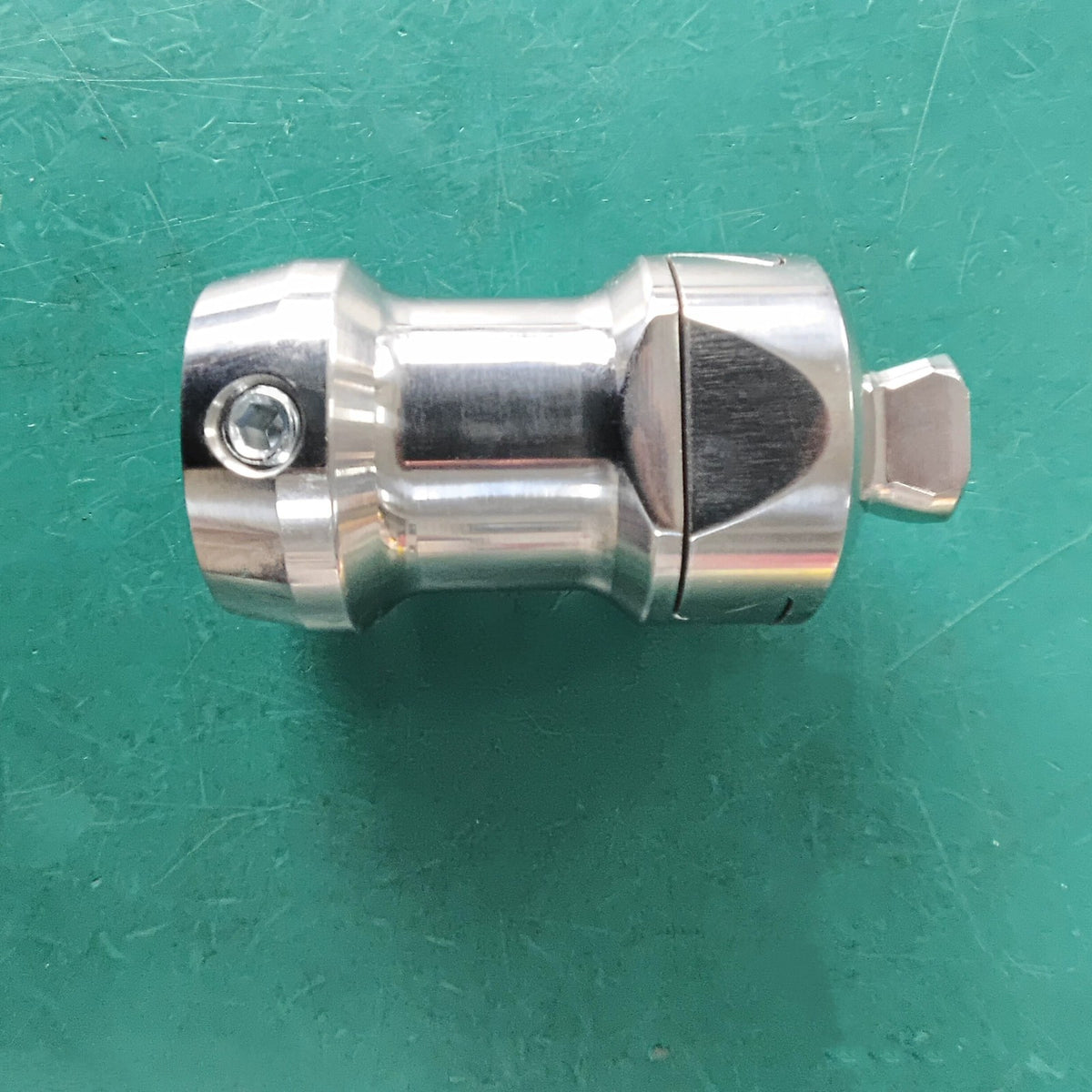 Prosthetic 75 mm Pyramid Sliding Double Connector Stainless Steel Adapter