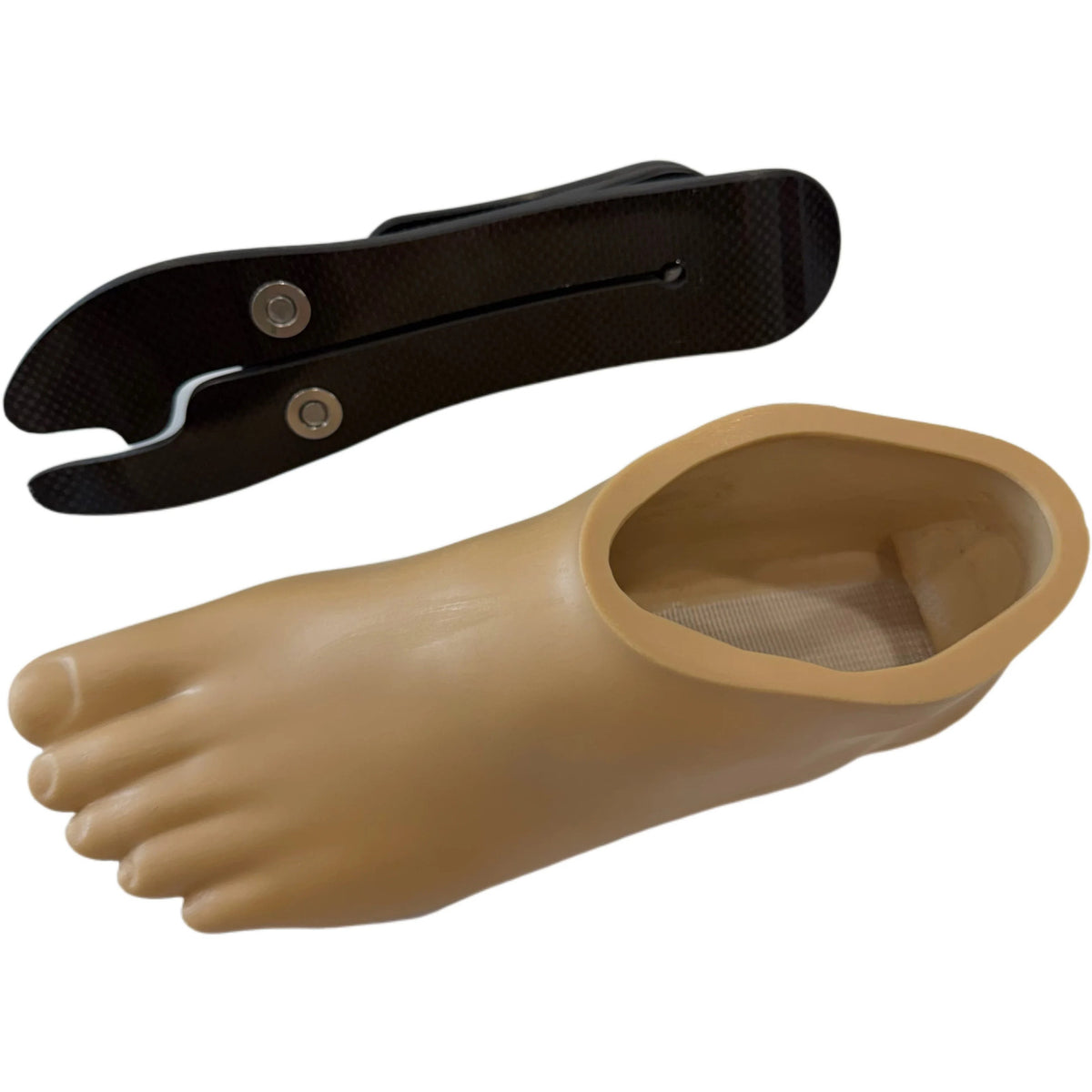 Prosthetic Carbon Fiber Foot Split Toe 22-27 cm 100 kg Lightweight