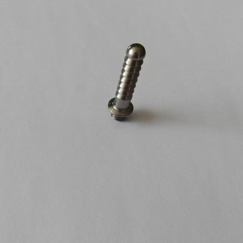 Locking pin connector shown upright at an angle