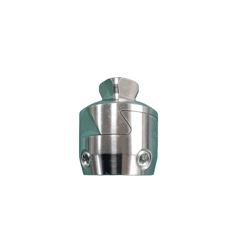 45 mm Sliding Pyramid Double Adapter Prosthetic Connector Stainless Steel