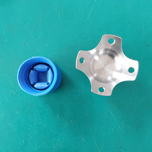Prosthetic Pyramid Four-Claw Connector Plate Titanium Stainless Aluminium — product image 7 of 11