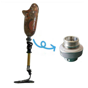 Threaded Female Quick-Release Prosthetic Adapter