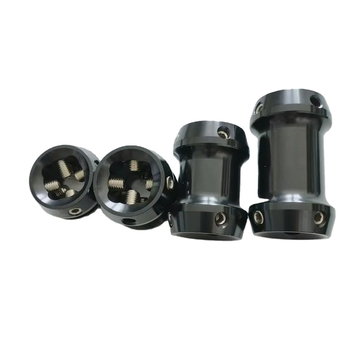 Prosthetic Two-Way Tube Adapter Aluminum Leg Parts (32/45/60/75 mm)