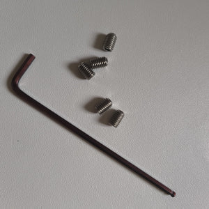 Prosthetic Locking Screw Set with Wrench