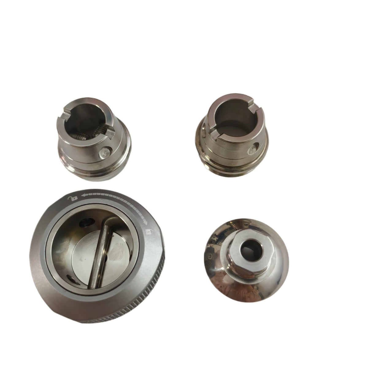 Prosthetic Leg Quick Release Adapter, Quick Change System, 3 Connectors