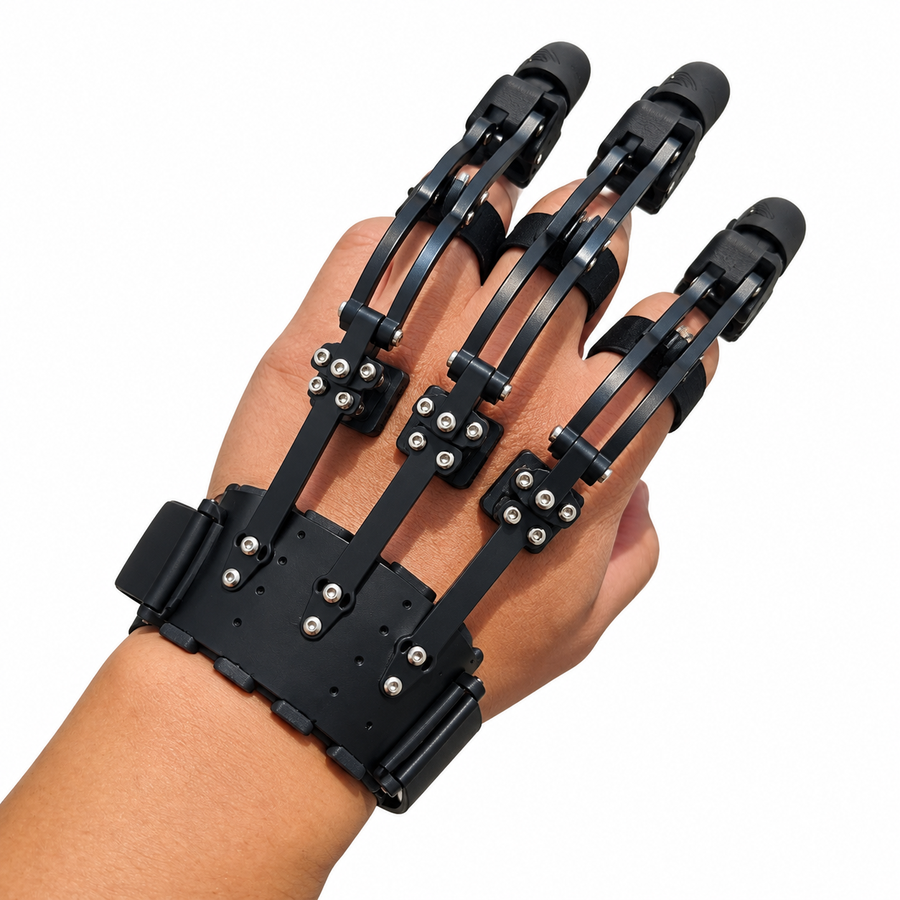 Custom Mechanical Prosthetic Finger with Backplate | 1–4 Fingers