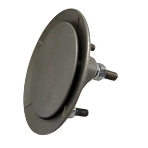 Round prosthetic socket clamping plate