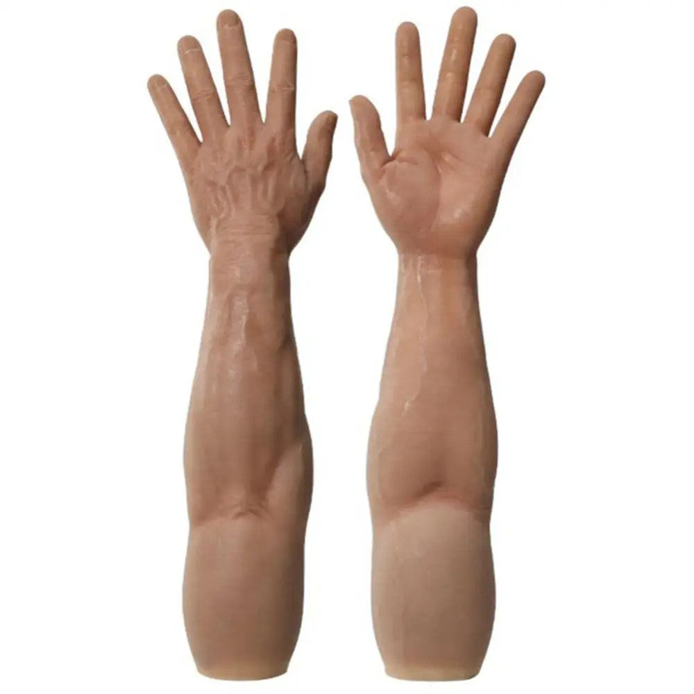 Silicone Muscle Suit 170-185 cm 60-90 kg Half Arm Cosplay Skin Cover