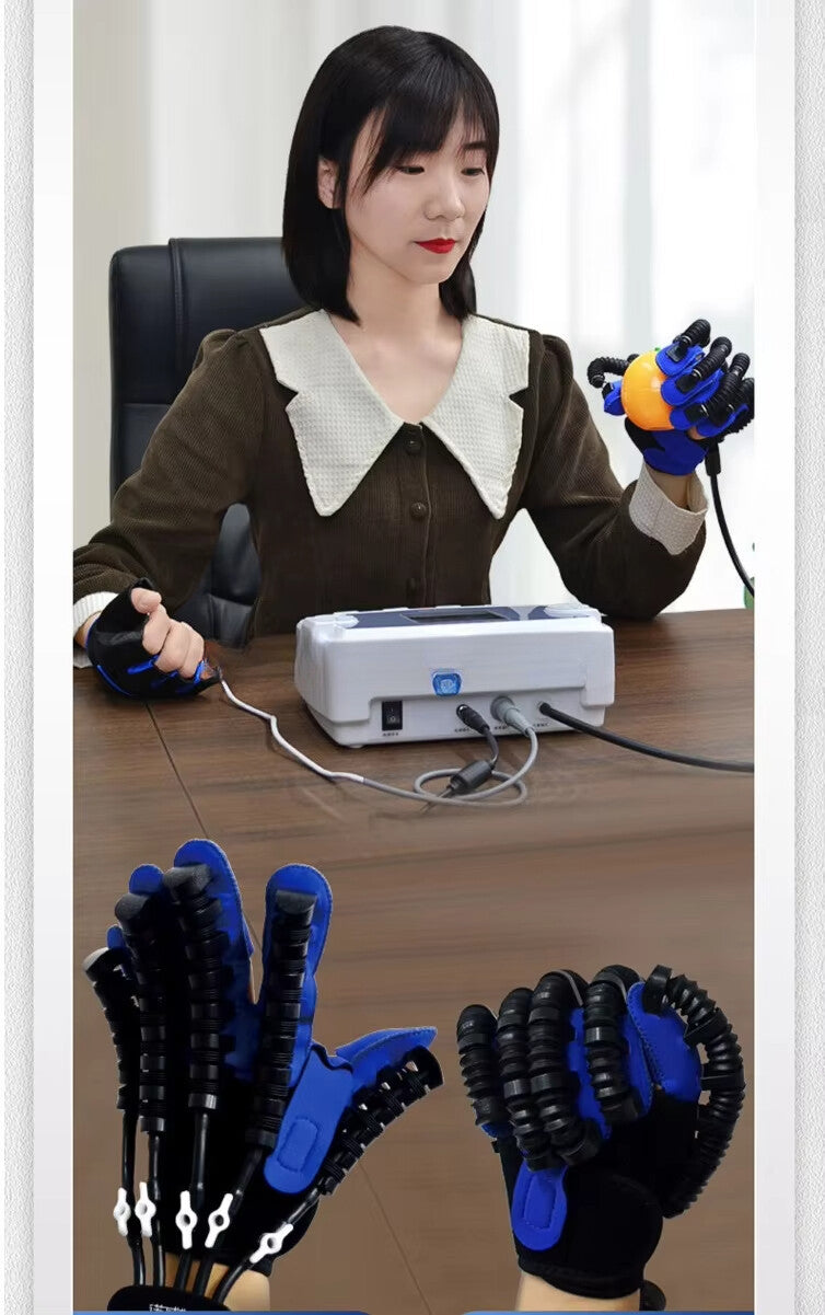 Electric Hand Therapy Rehab Glove - Stroke Recovery Robot Glove for Exercise