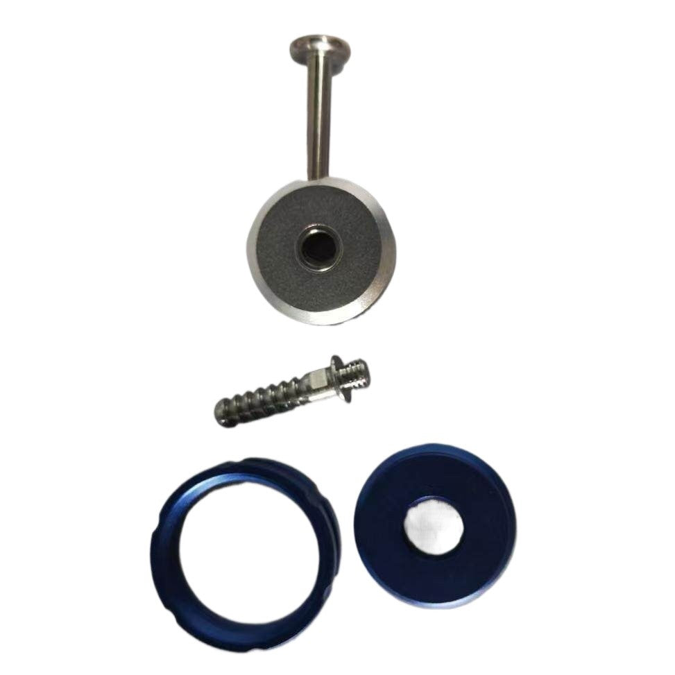 Upper-limb prosthetic locking connector components arranged together