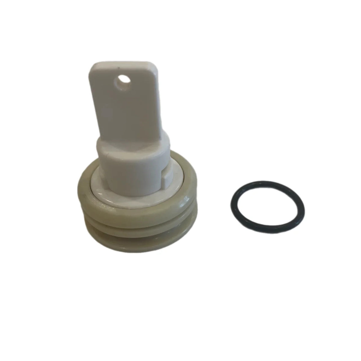 Prosthetic socket valve assembly with sealing ring