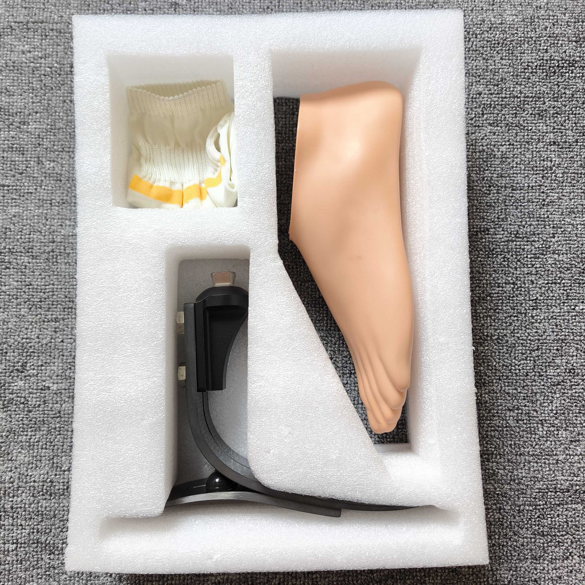 High Ankle Carbon Fiber Prosthetic Foot Set L/R 22–27 cm Max 100 kg