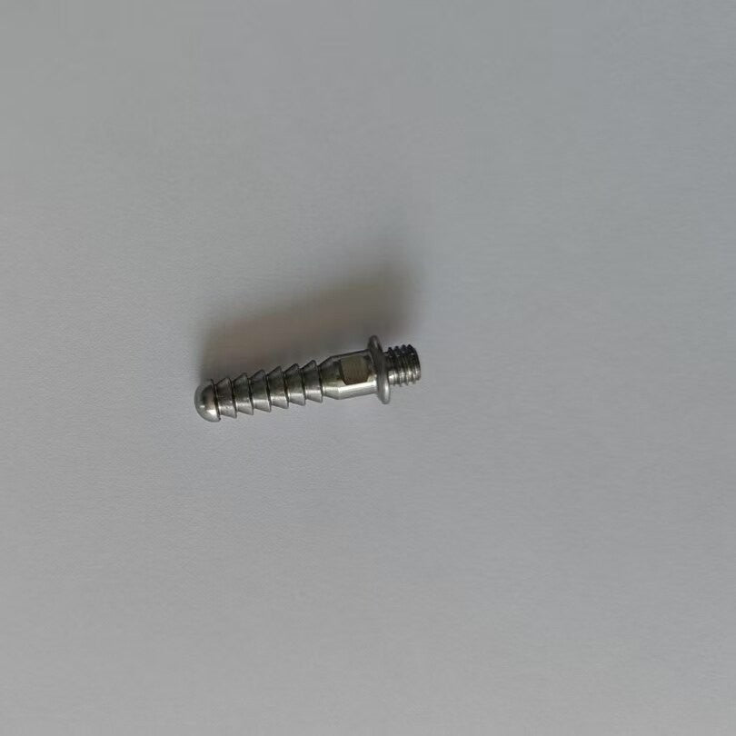 Side view of the threaded locking pin connector