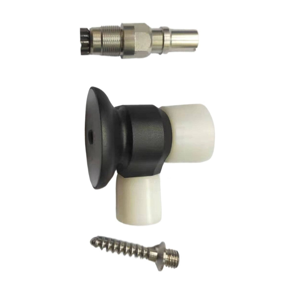 Prosthetic socket lock mechanism with locking screw