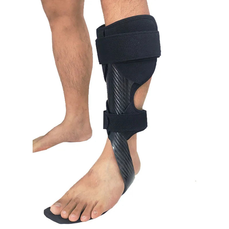 Carbon Fiber AFO Ankle Foot Orthosis Drop Foot Brace Lightweight Trim to Size