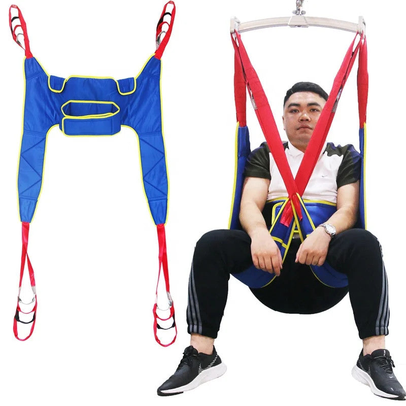 Patient Transfer Toilet Sling for Lift, Divided Leg, Home Care Support 230 kg