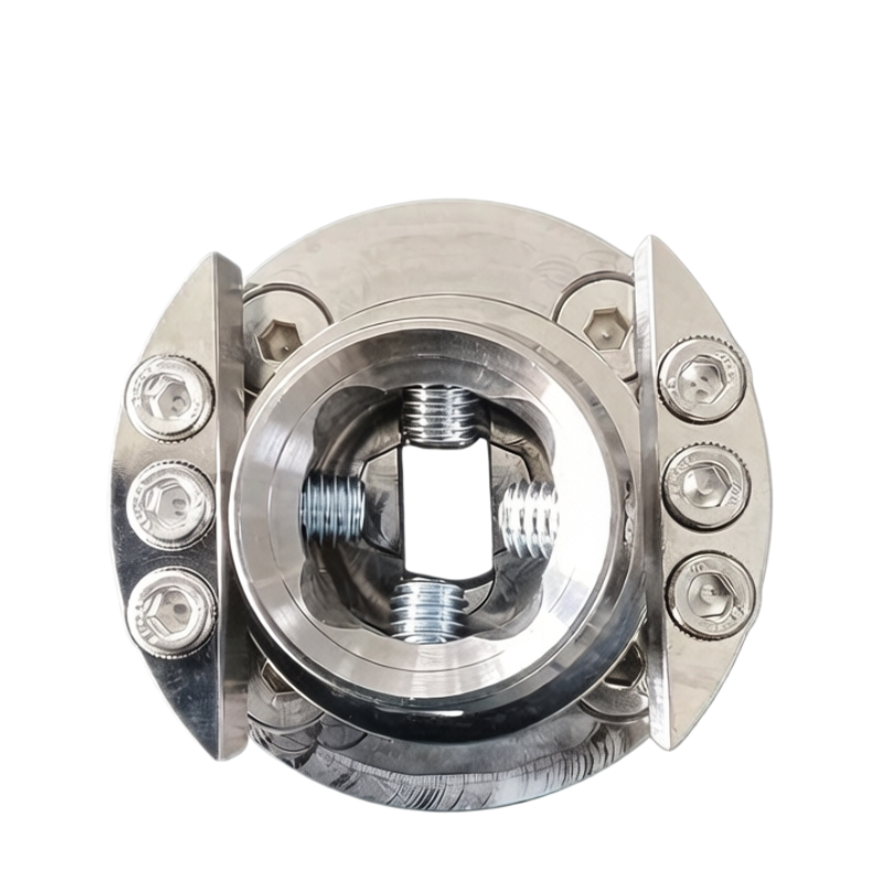 Stainless Steel Prosthetic Pyramid Adapter Round Plate Adjustable 100 kg