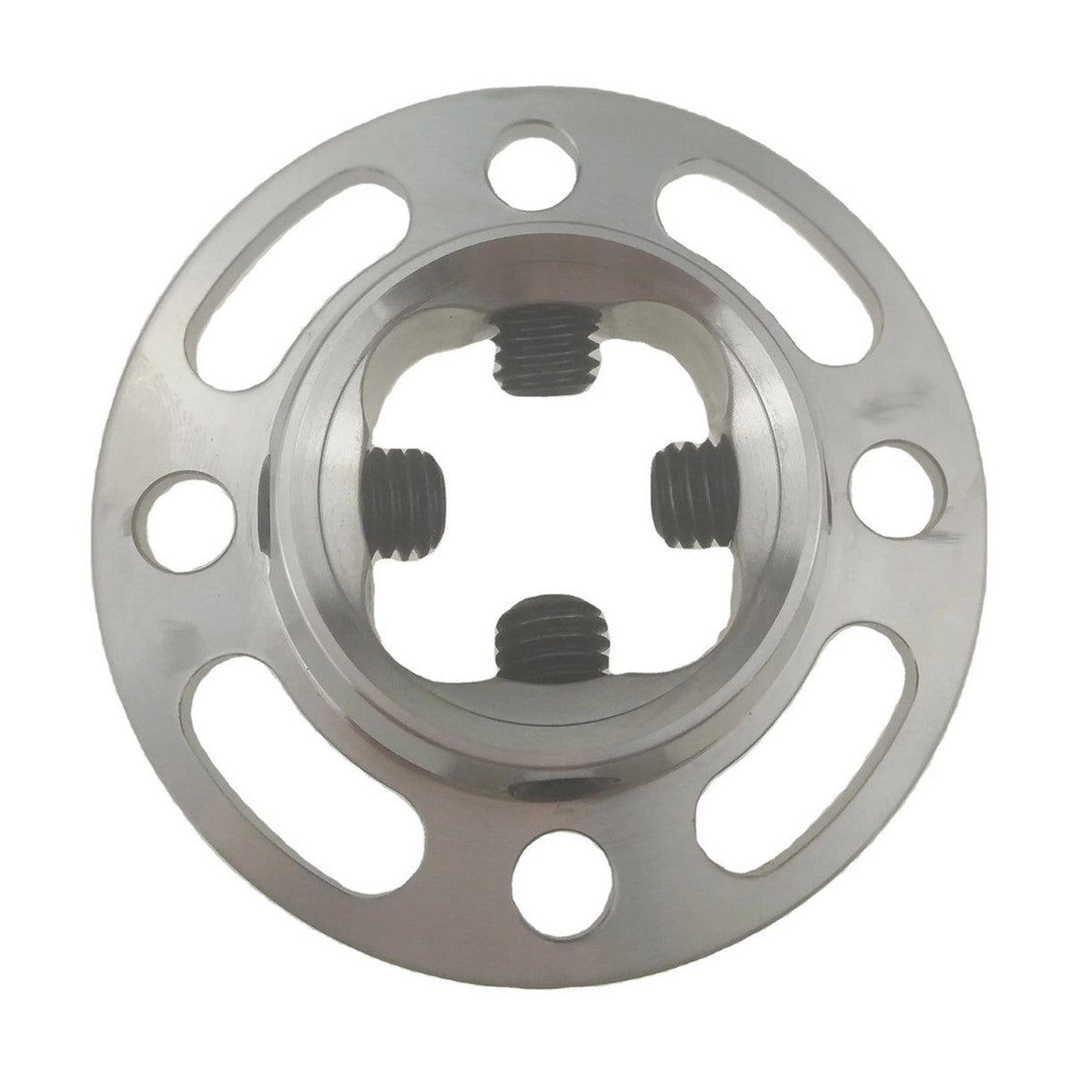 Adjustable round prosthetic plate