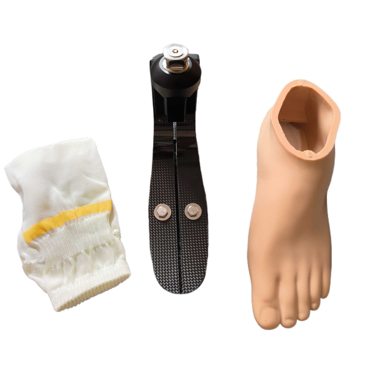 High Ankle Carbon Fiber Prosthetic Foot Set L/R 22–27 cm Max 100 kg