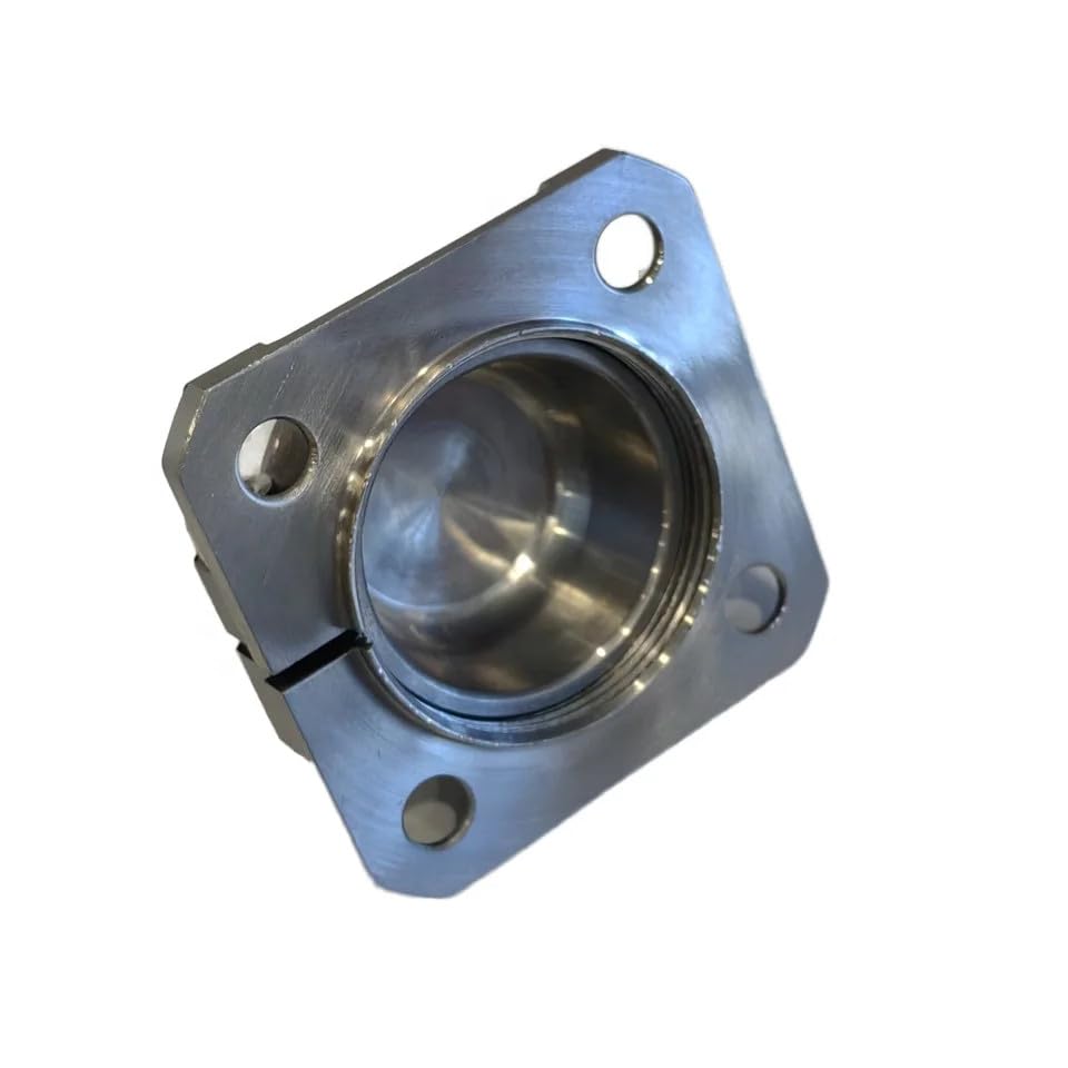 Rotatable Four-Plate Male Connector - Stainless Steel Joint Fastening Accessory for Lower Limb Support