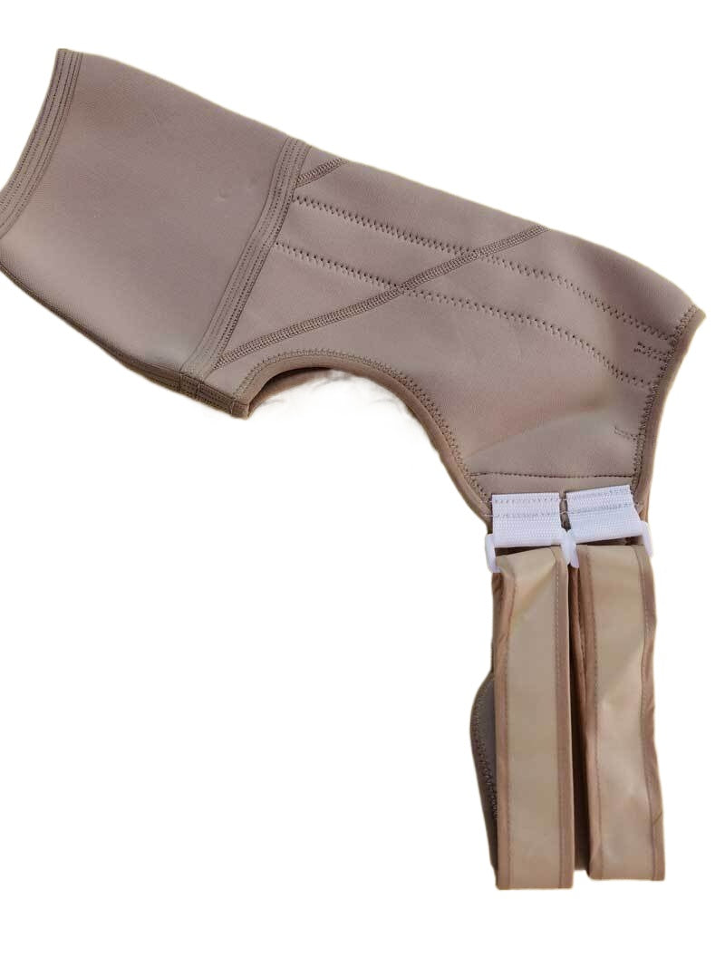 Thigh prosthesis suspension strap prosthetic limb fixation anti drop strap