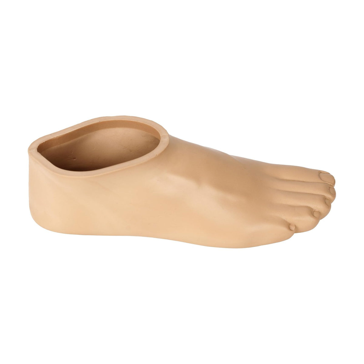 Opposite side profile of the prosthetic foot shell