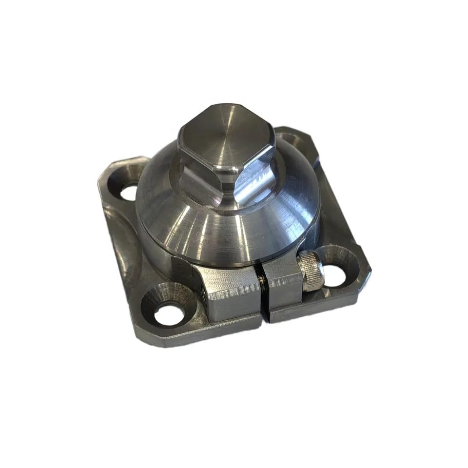 Rotatable male four-plate prosthetic adapter