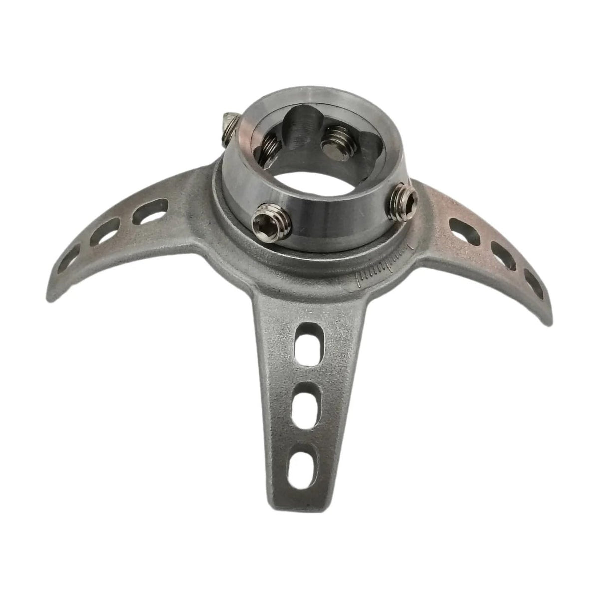 Three-prong prosthetic adapter with adjustable connector