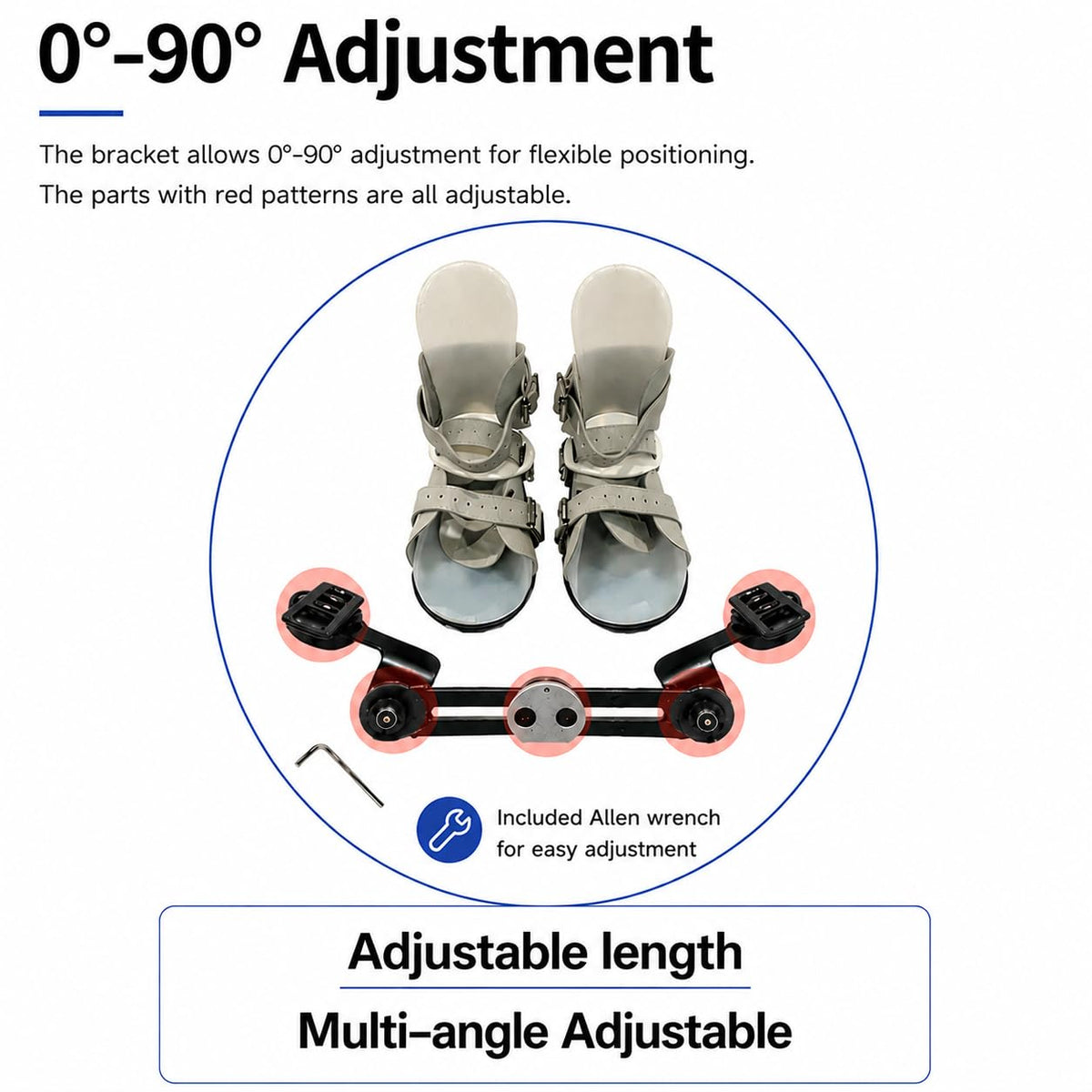 MOVENTIX Adjustable Denis Browne Splint Foot Abduction Brace
