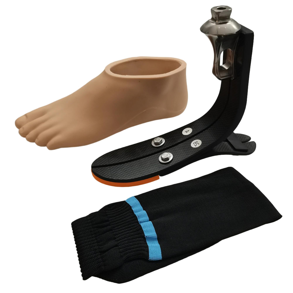 MOVENTIX High Ankle Carbon Fiber Prosthetic Foot Set Up to 100 kg